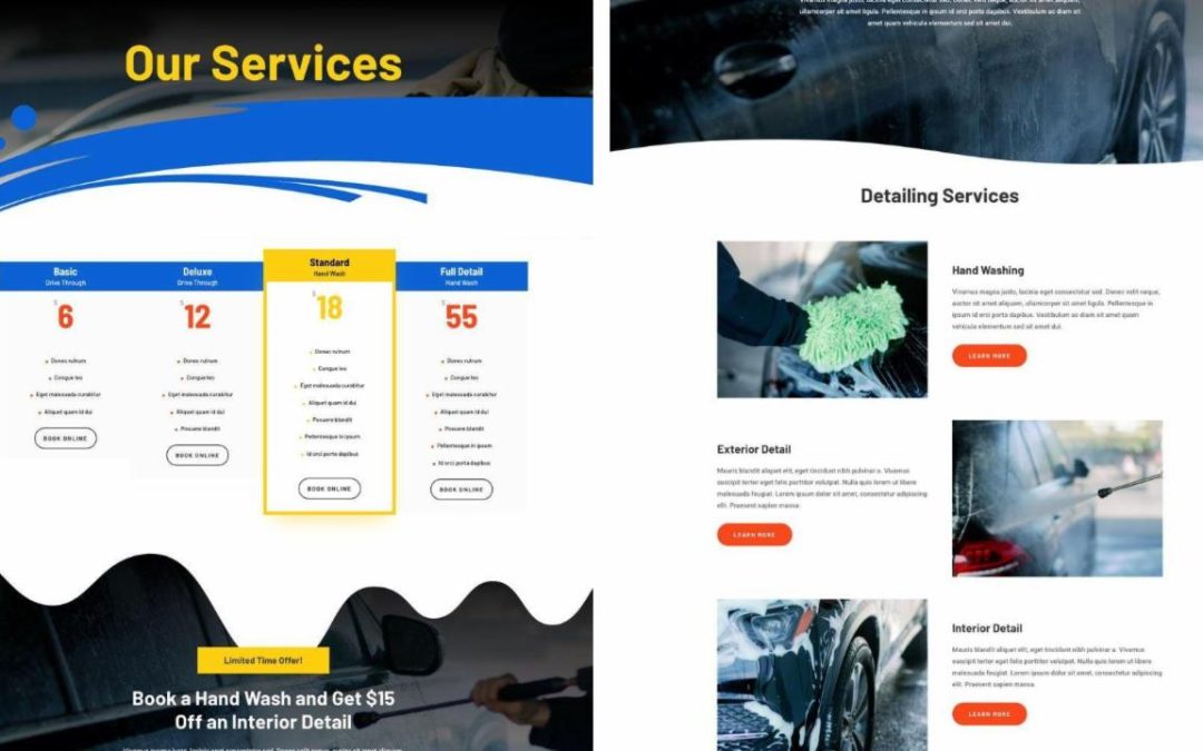 ET – Car Wash Services Page