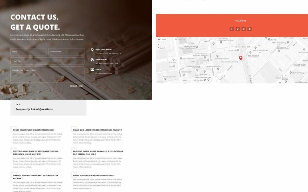 ET – Carpenter Contact Page