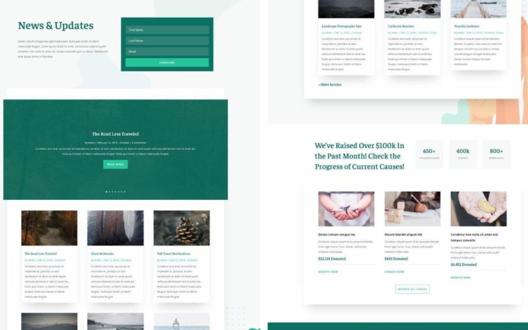 ET – Charity Blog Page