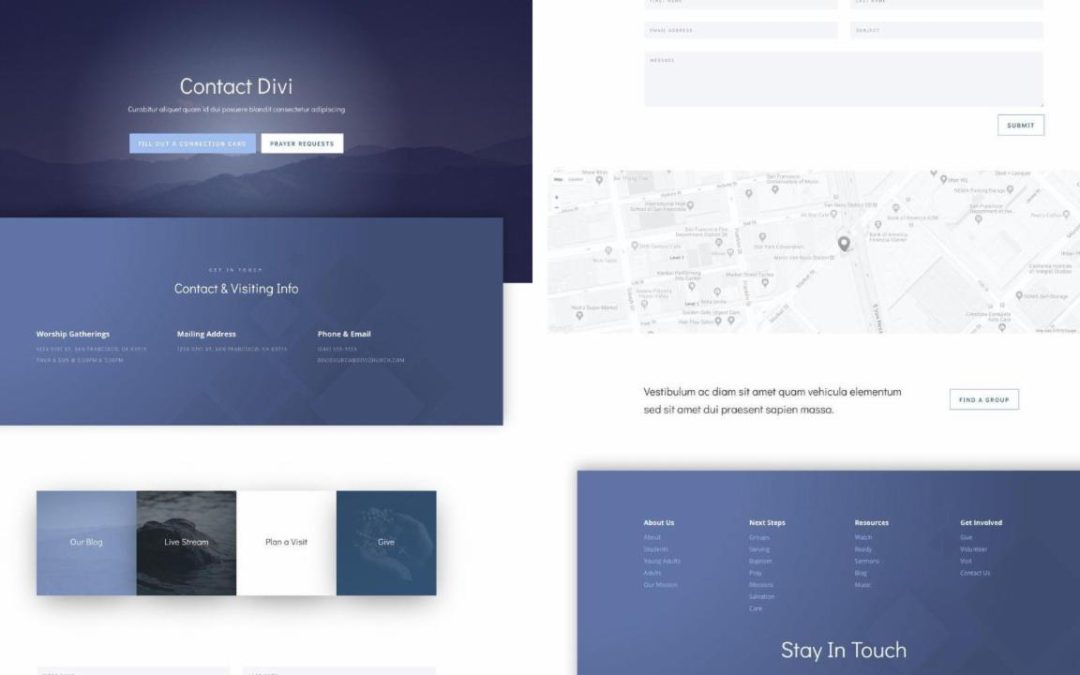 ET – Church Contact Page