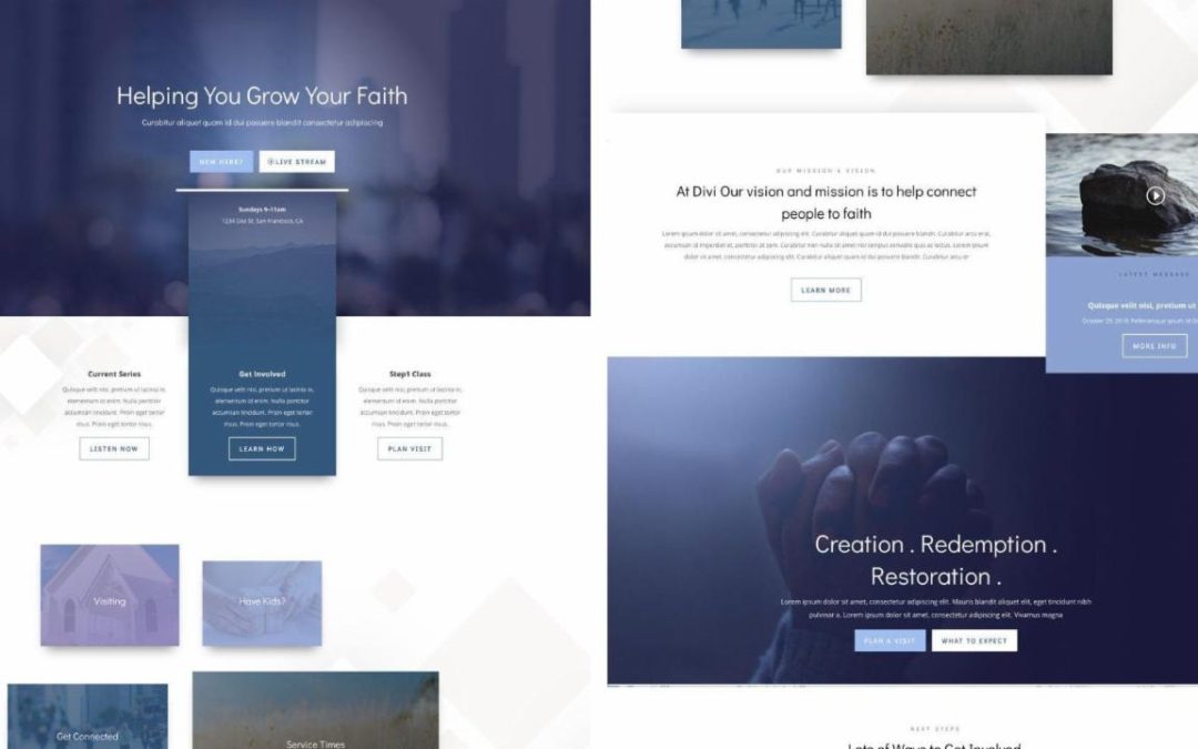 ET – Church Landing Page