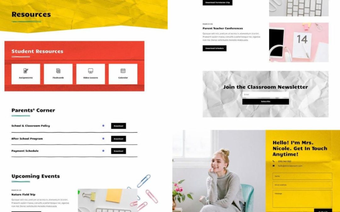 ET – Classroom Resources Page