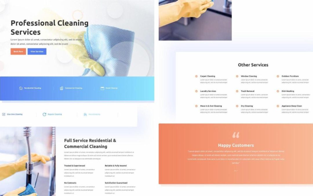 ET – Cleaning Company Home Page