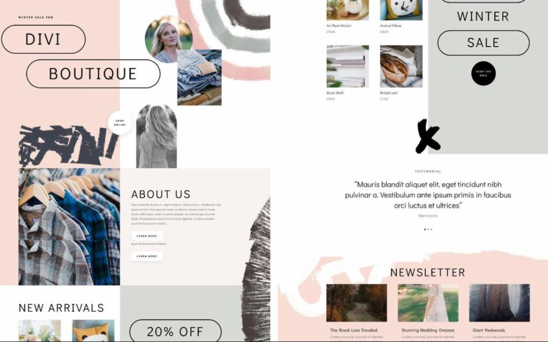 ET – Clothing Store Landing Page