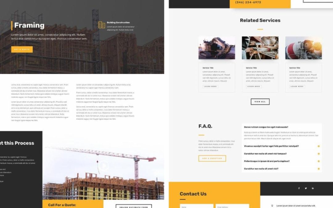 ET – Construction Company Service Page