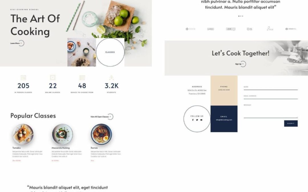 ET – Cooking School Home Page