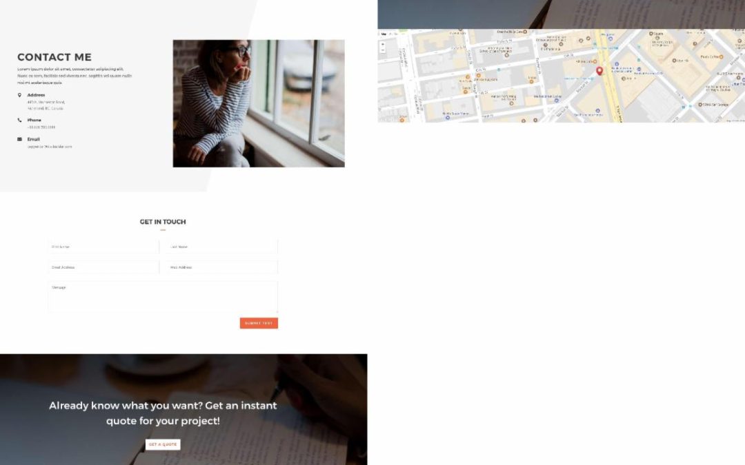 ET – Copywriter Contact Page