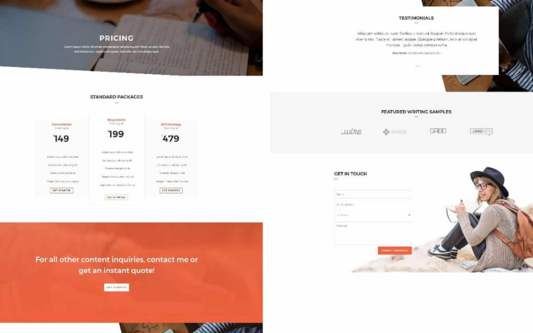 ET – Copywriter Pricing Page