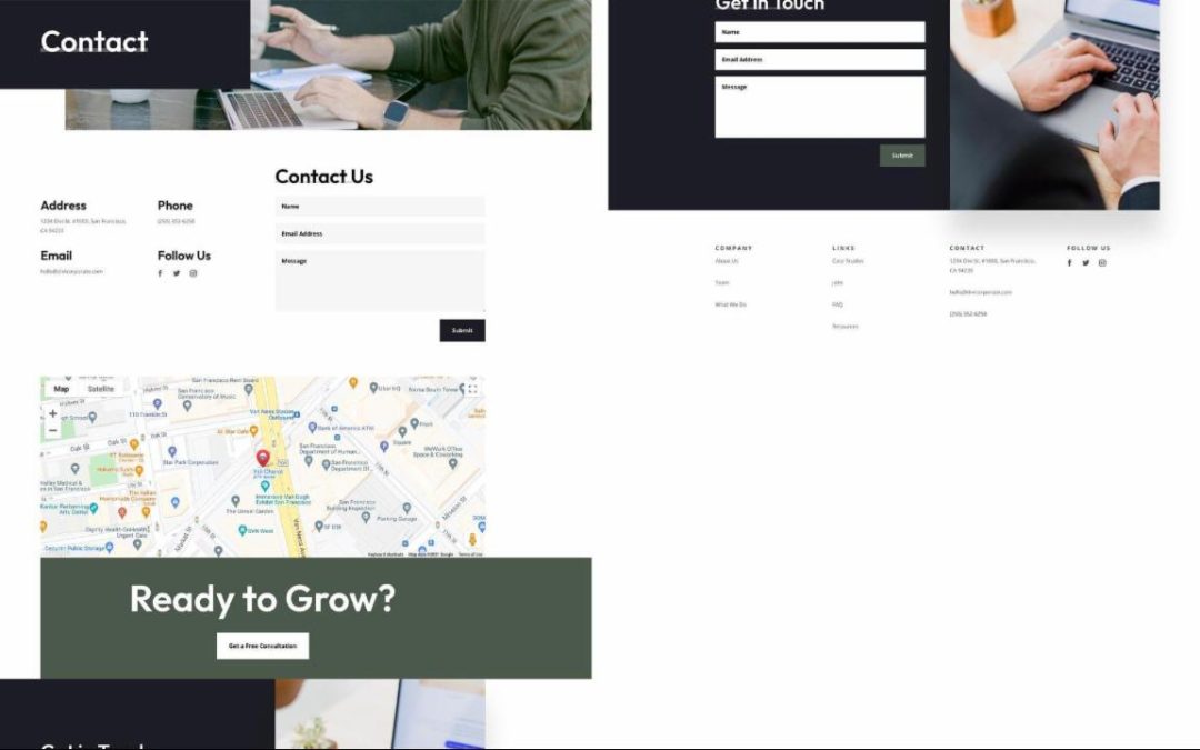 ET – Corporate Contact Page