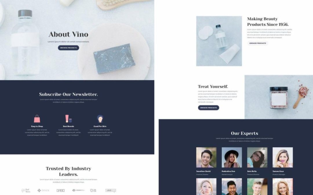 ET – Cosmetics Shop About Page