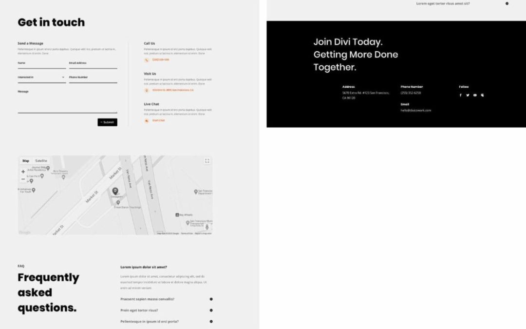 ET – Coworking Space Contact Page