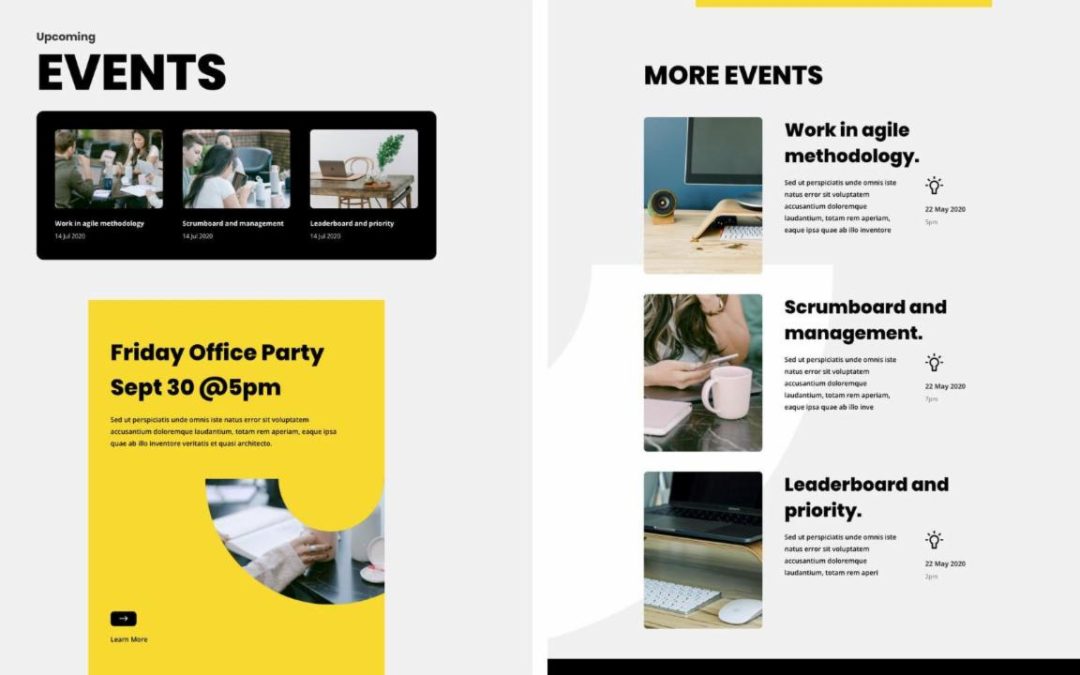 ET – Coworking Space Events Page
