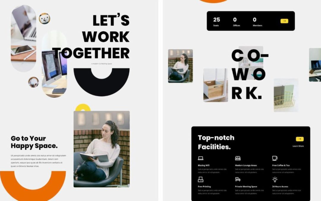ET – Coworking Space Landing Page