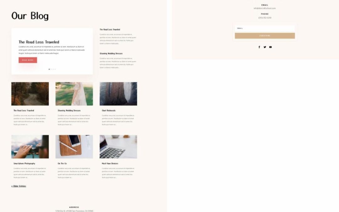 ET – Craft School Blog Page