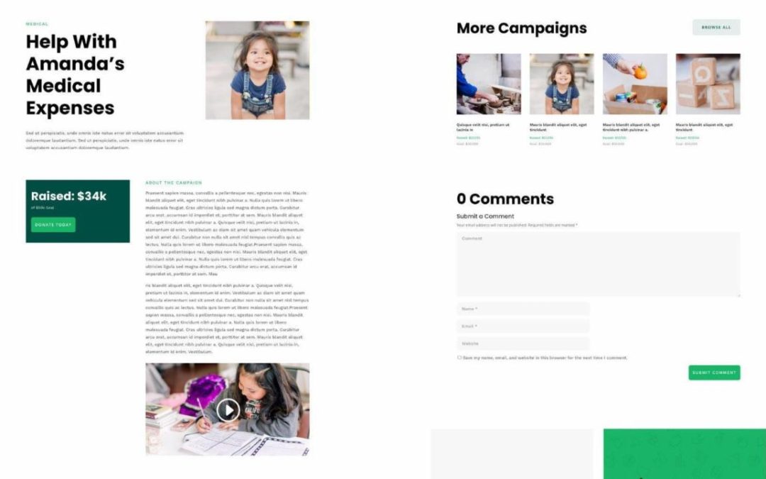 ET – Crowdfunding Campaign Page