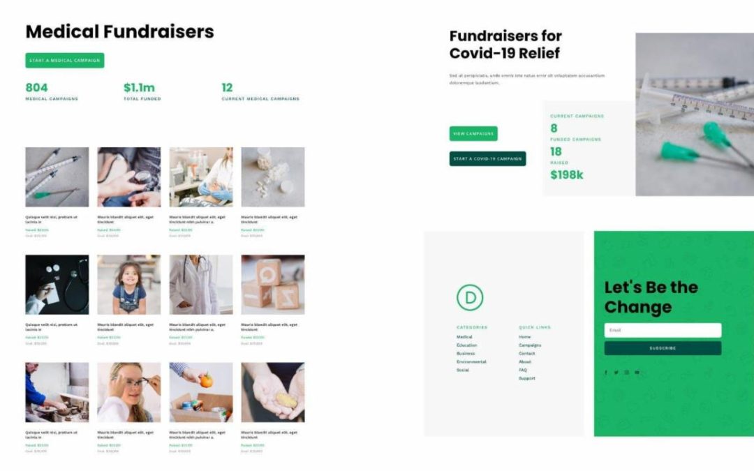 ET – Crowdfunding Campaigns Page