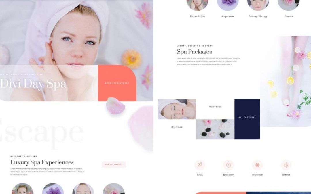 ET – Day Spa Landing Page