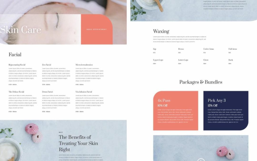ET – Day Spa Service Page