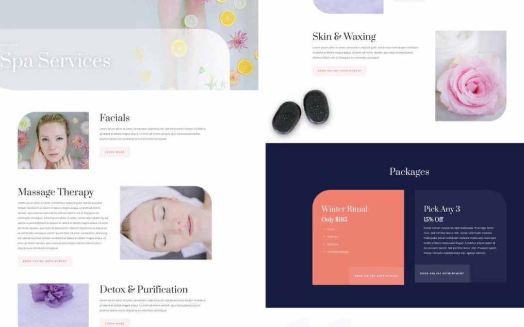ET – Day Spa Services Page