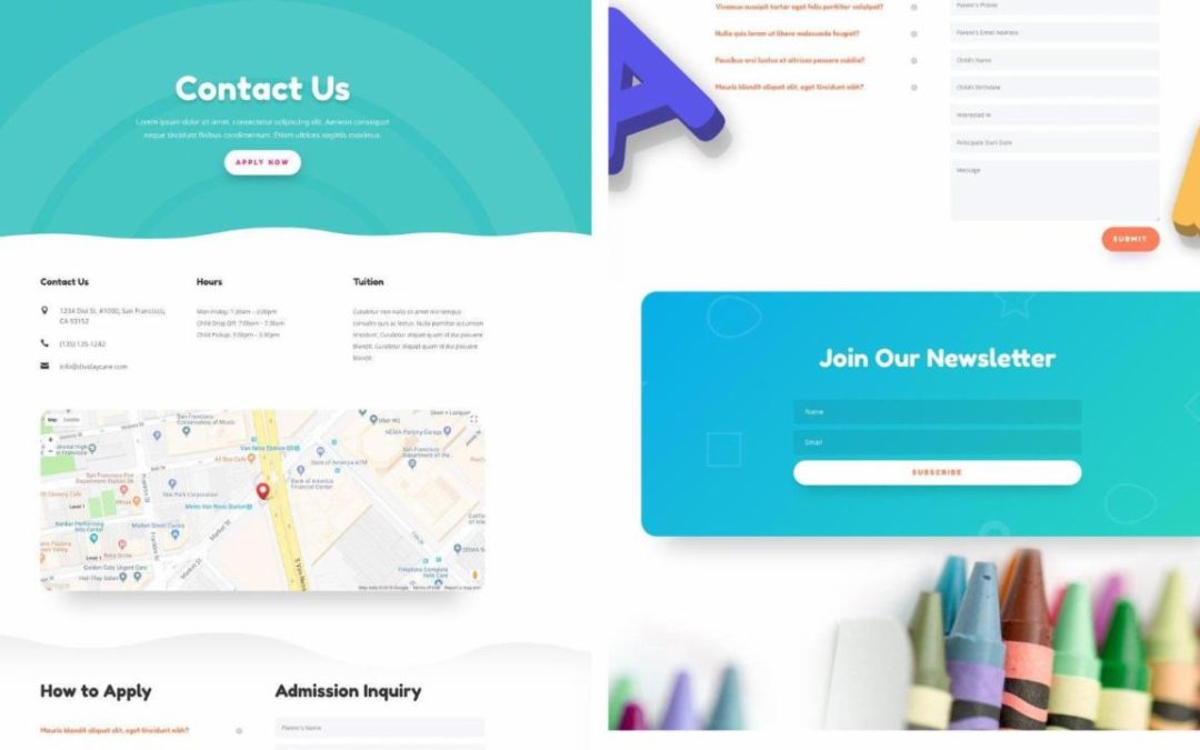 ET – Daycare Contact Page
