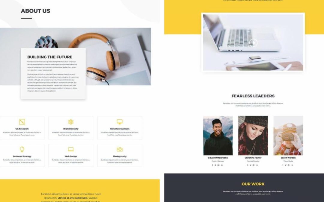 ET – Design Agency About Page