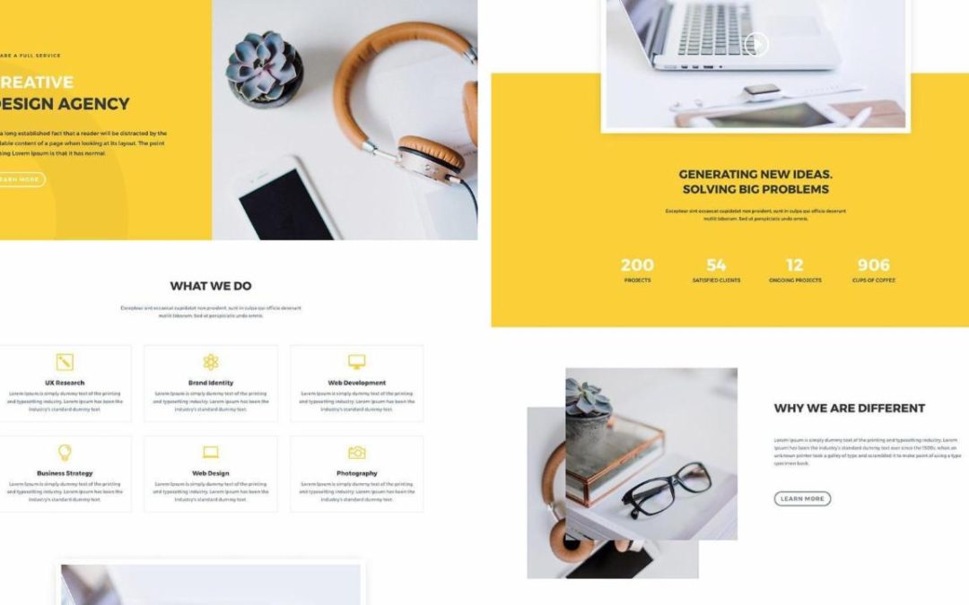 ET – Design Agency Landing Page