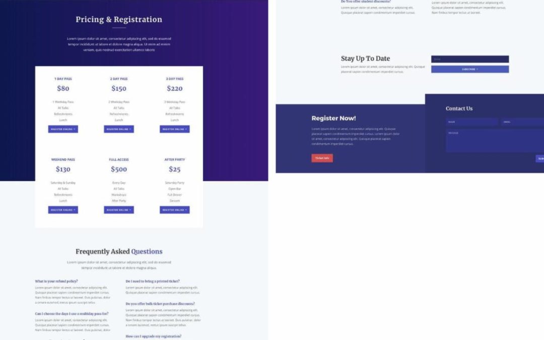 ET – Design Conference Pricing Page