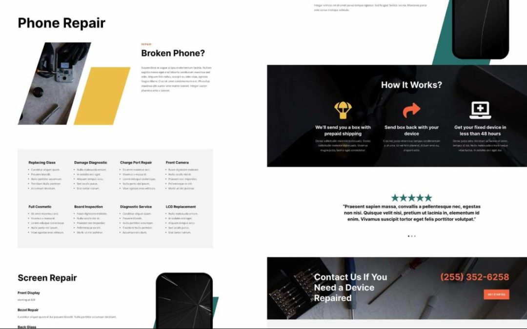 ET – Device Repair Service Page
