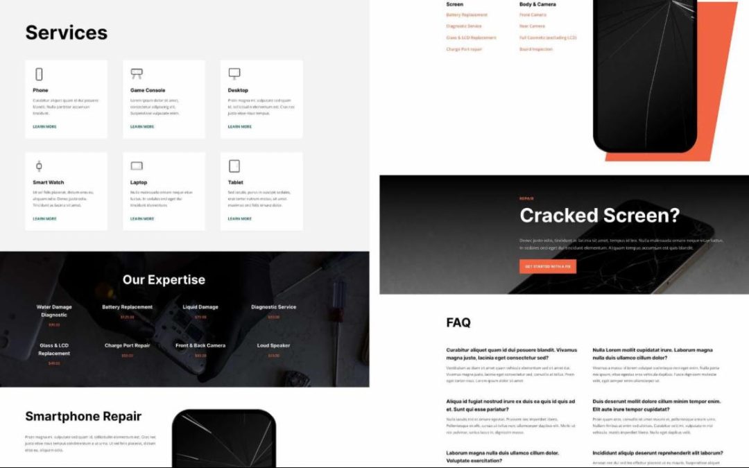 ET – Device Repair Services Page