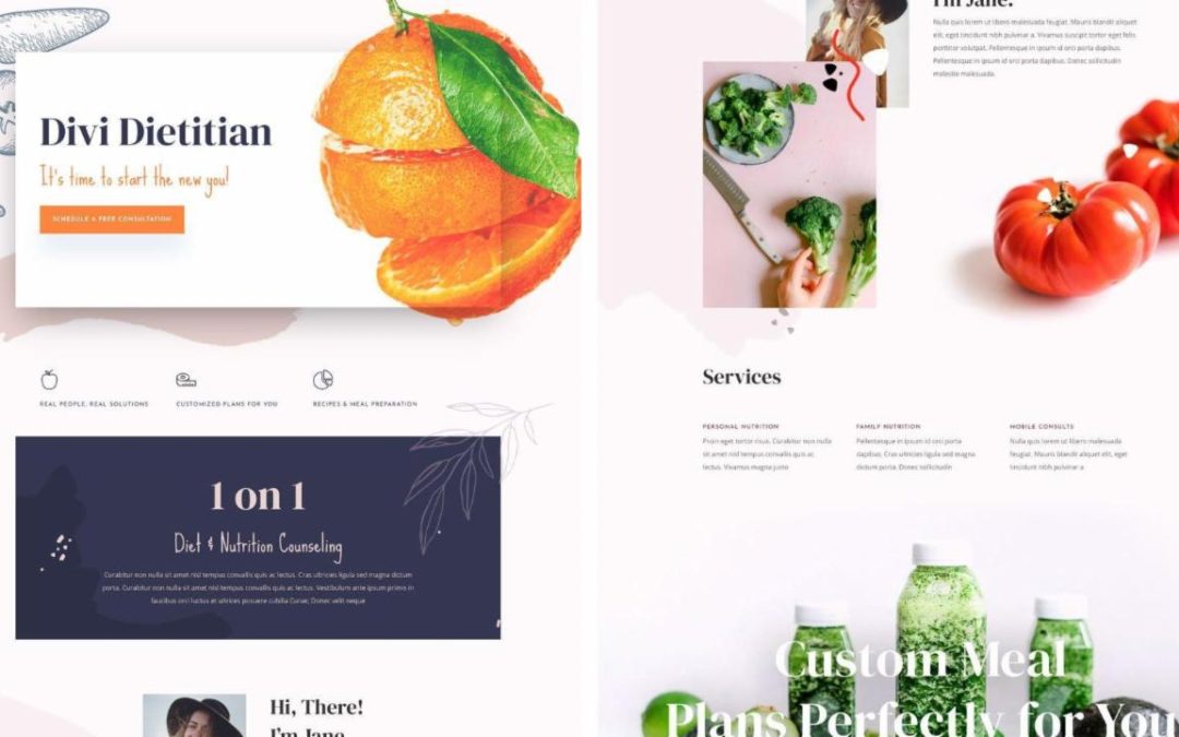 ET – Dietitian Landing Page