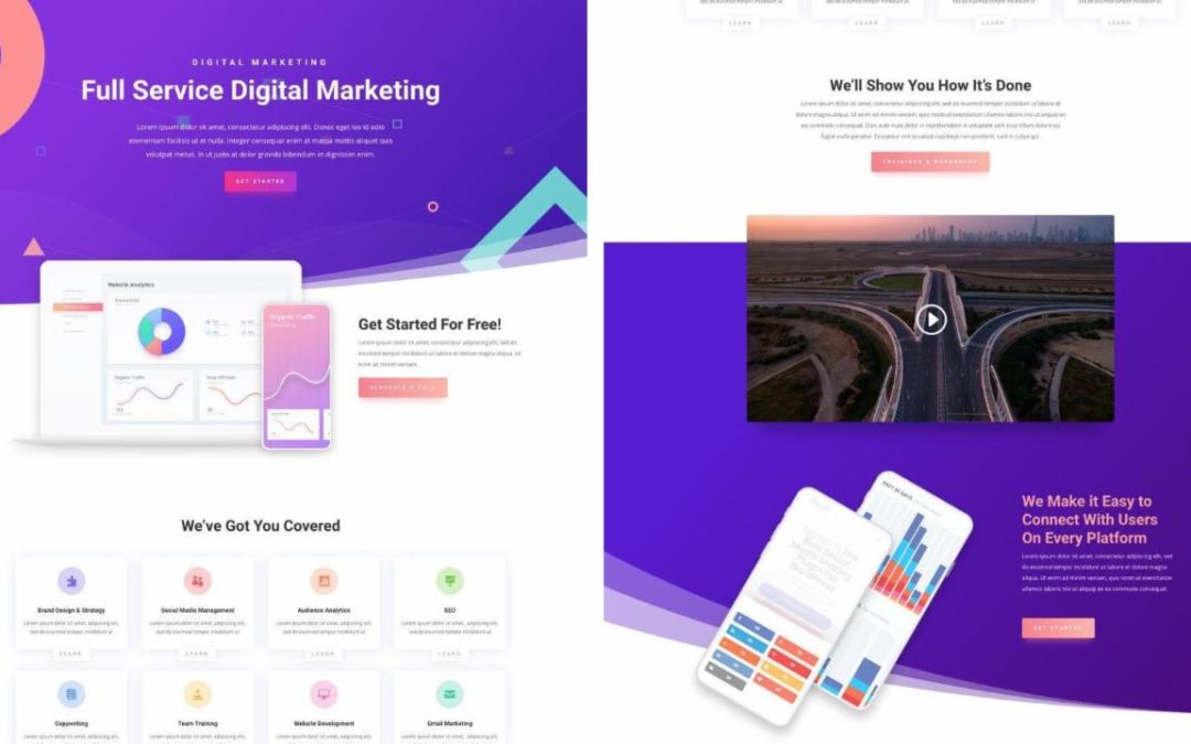 ET – Digital Marketing Landing Page