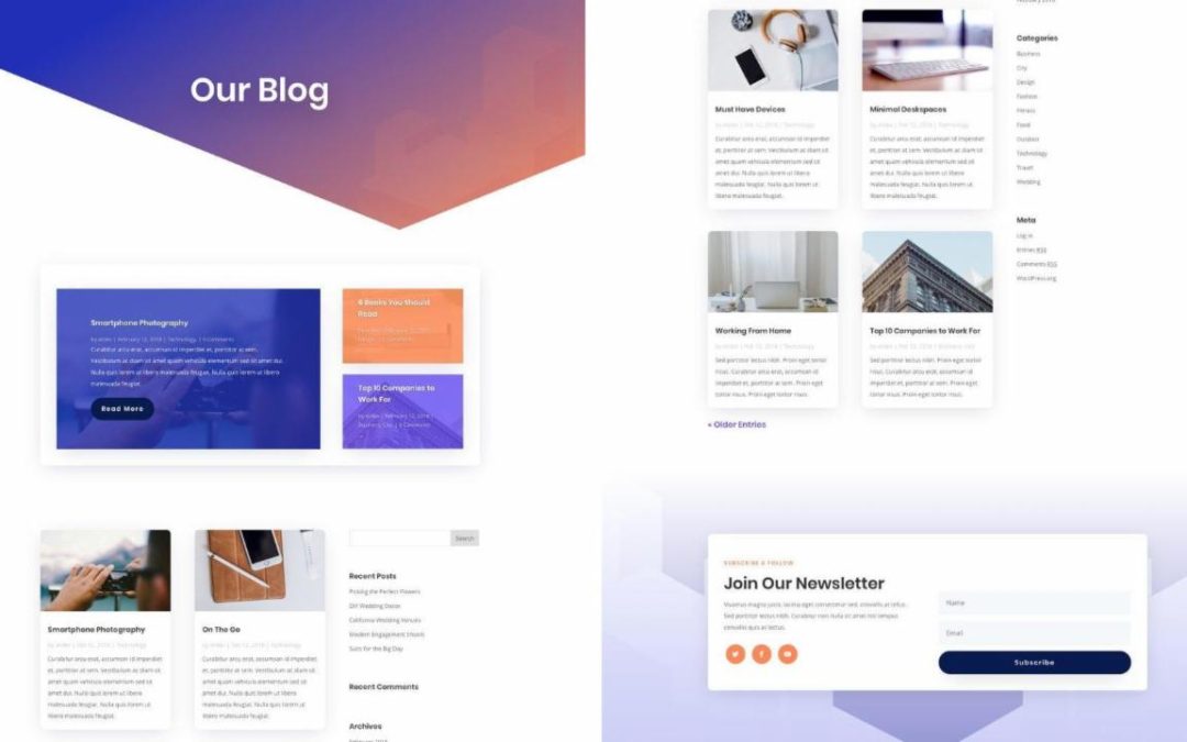 ET – Digital Product Blog Page