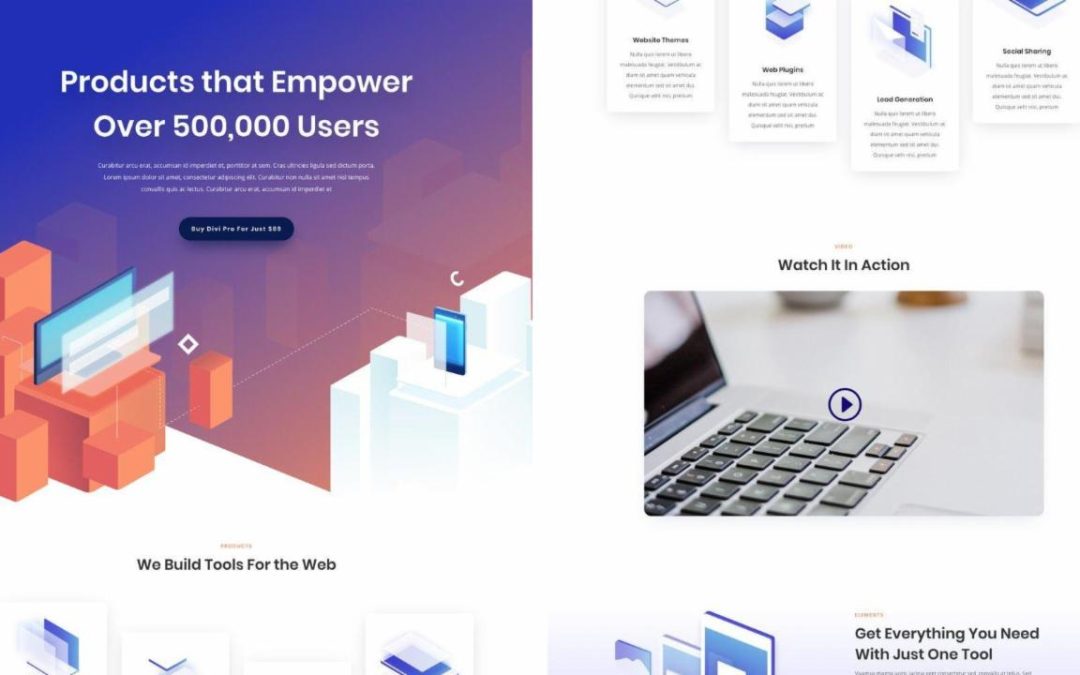 ET – Digital Product Landing Page