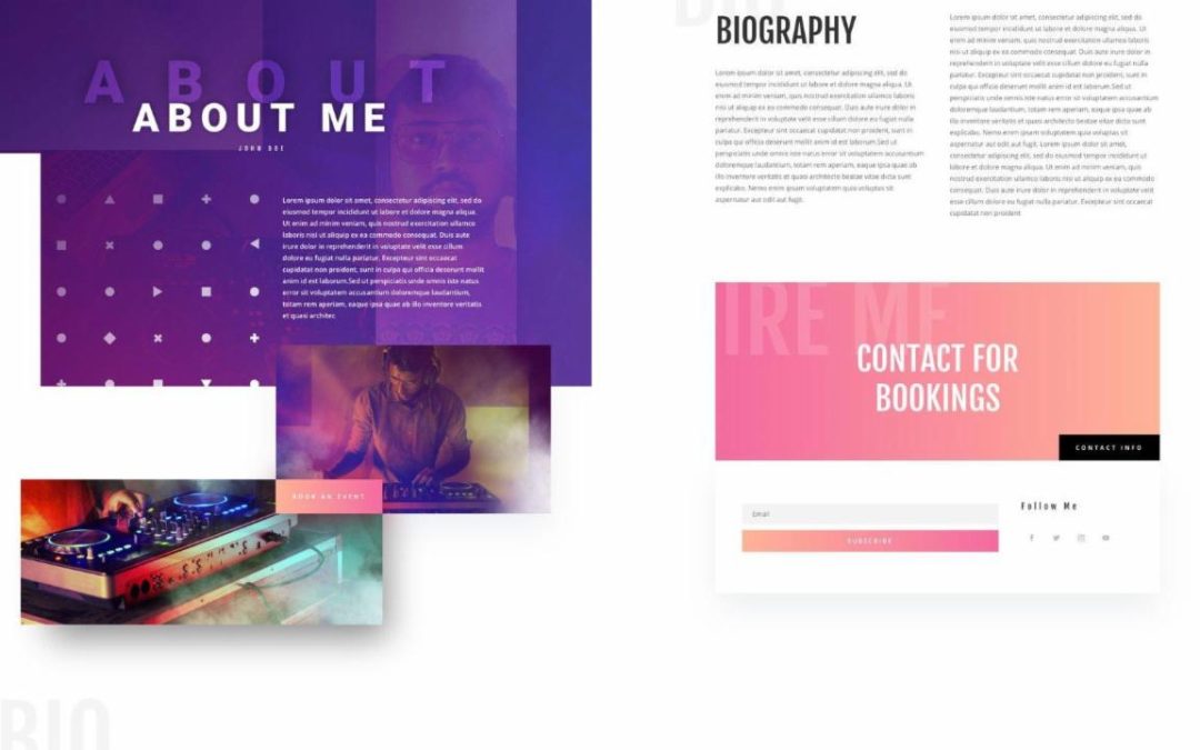 ET – DJ About Page