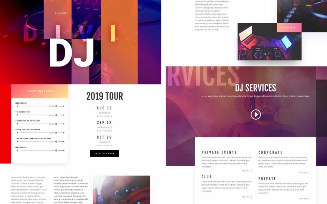 ET – DJ Home Page
