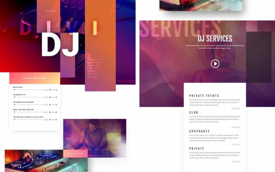 ET – DJ Landing Page