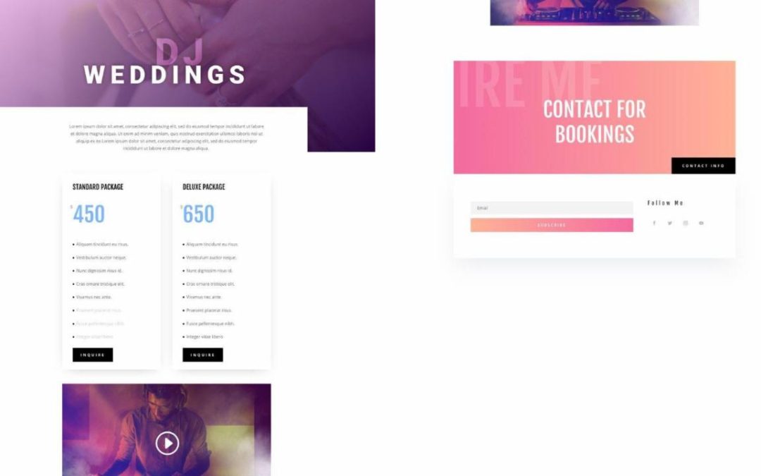 ET – DJ Service Page