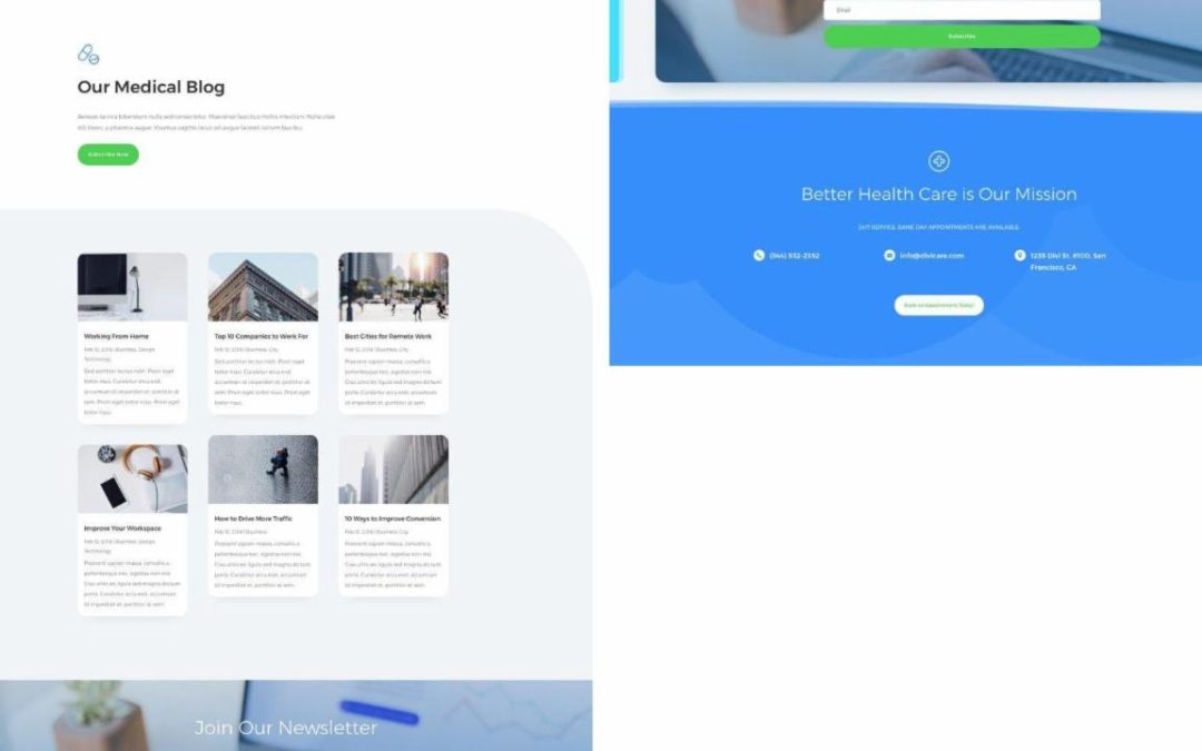 ET – Doctor’s Office Blog Page