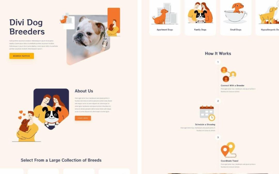 ET – Dog Breeder Landing Page