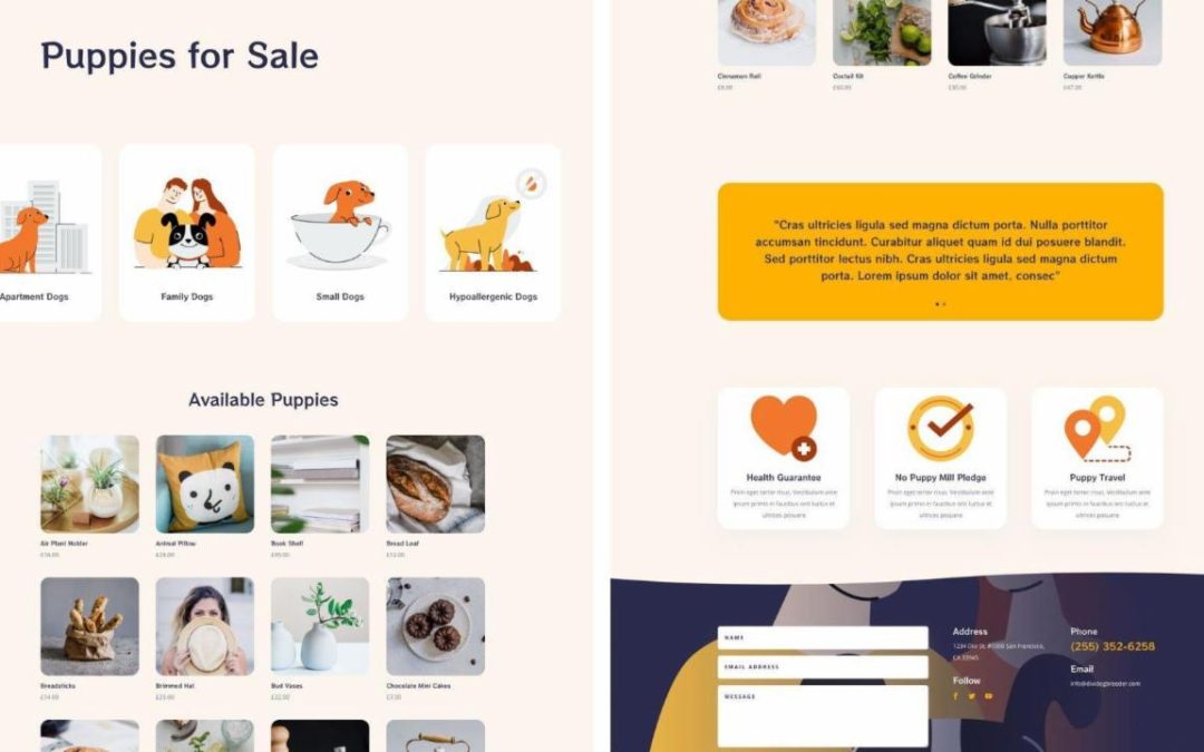 ET – Dog Breeder Shop Page
