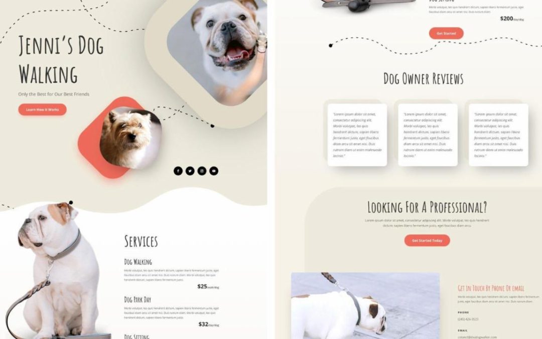 ET – Dog Walker Home Page