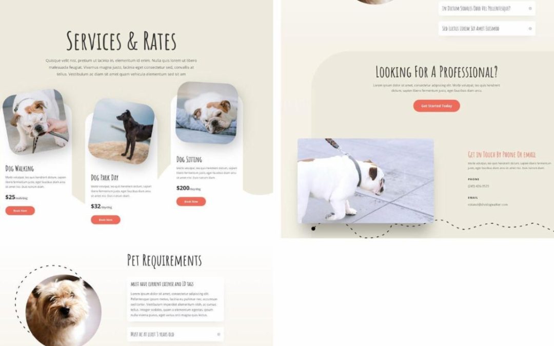 ET – Dog Walker Services Page