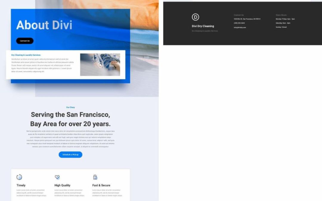 ET – Dry Cleaning About Page
