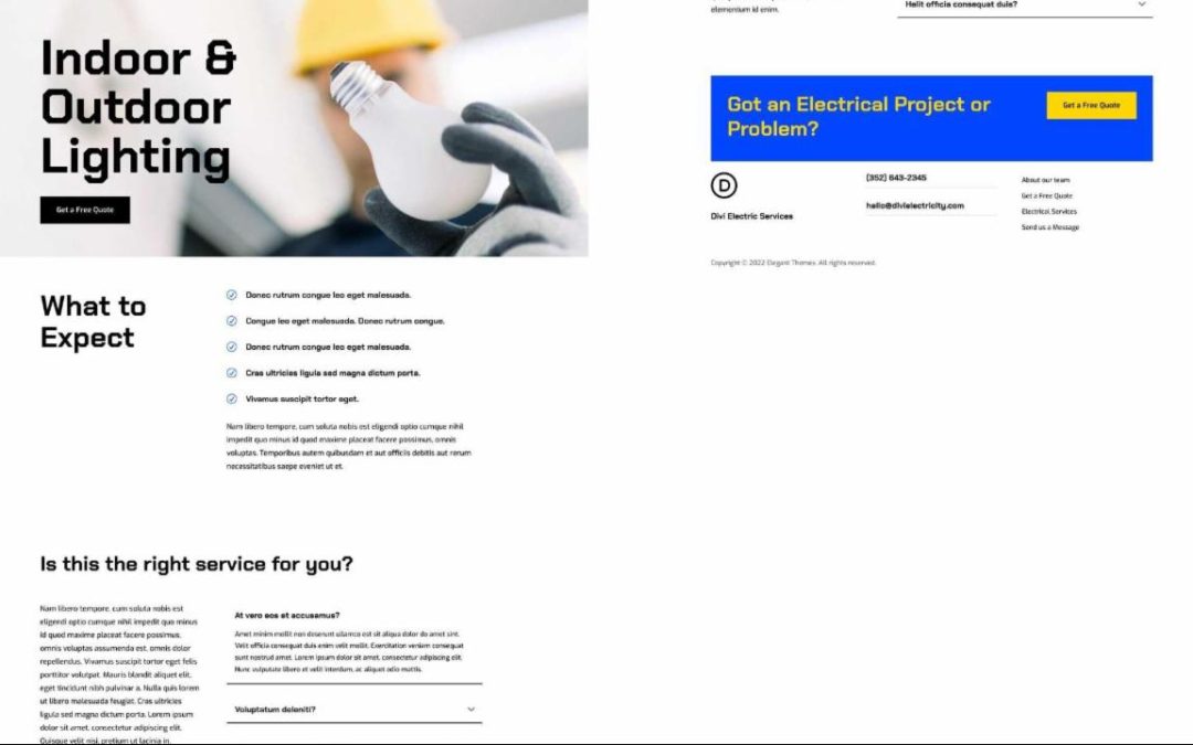 ET – Electrical Services Service Page