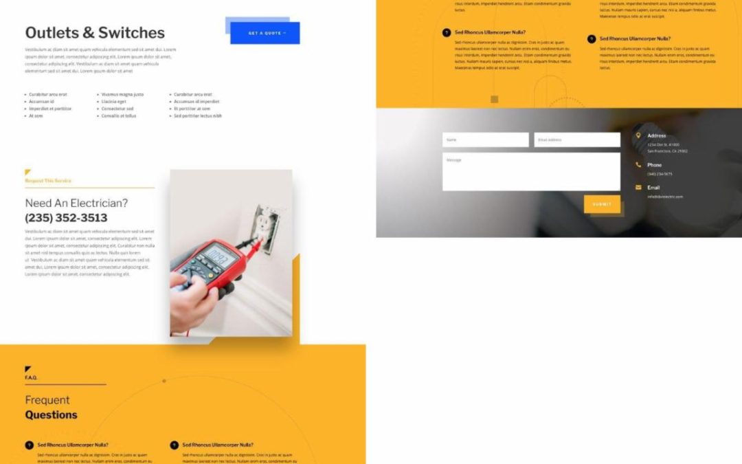 ET – Electrician Service Page