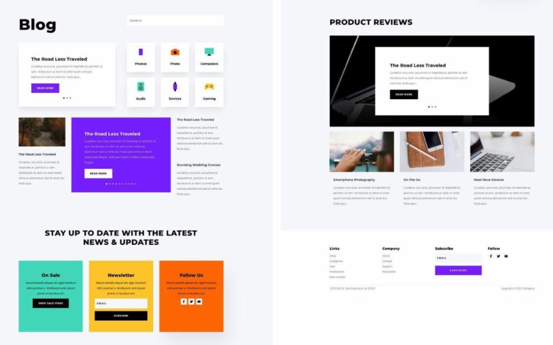 ET – Electronics Store Blog Page