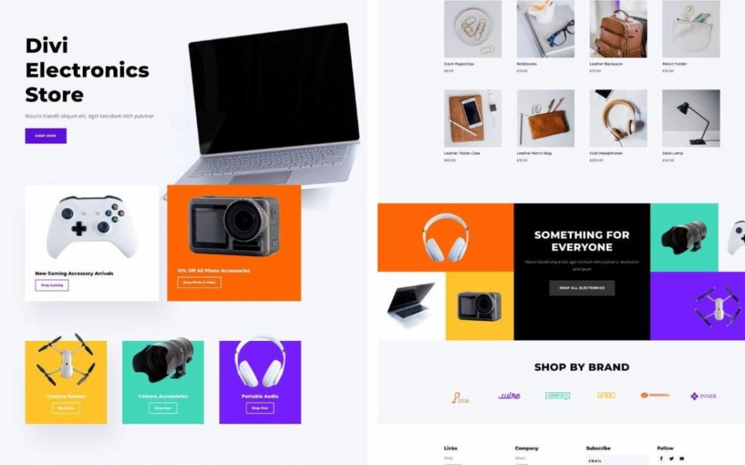 ET – Electronics Store Home Page