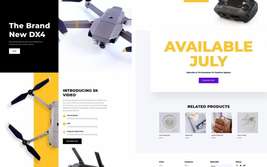 ET – Electronics Store Product Page