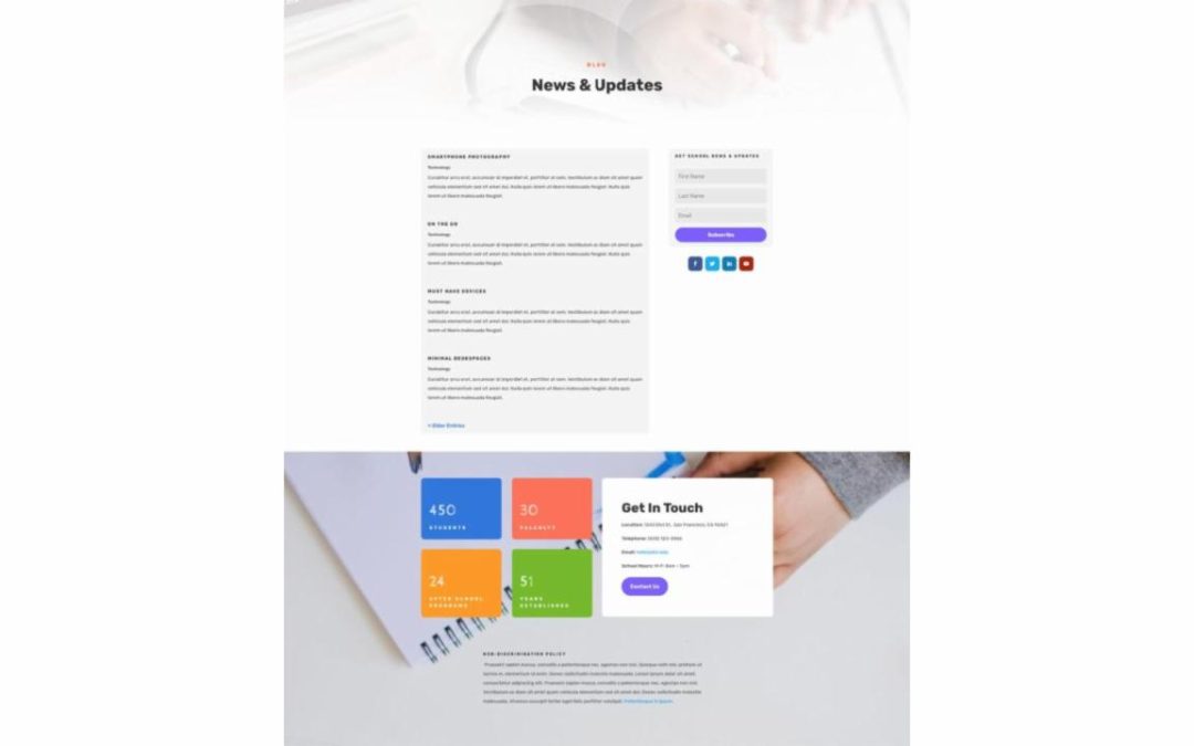 ET – Elementary School Blog Page