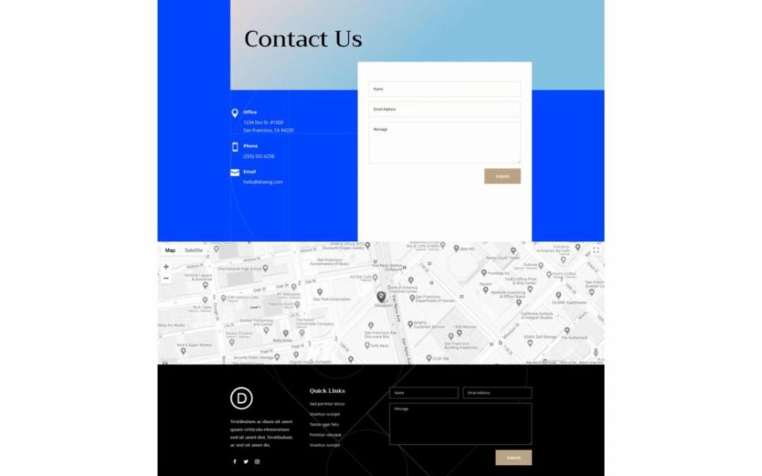 ET – Engineering Firm Contact Page